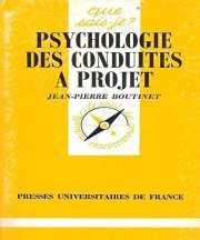 Couverture : Psychologie des conduites à projet