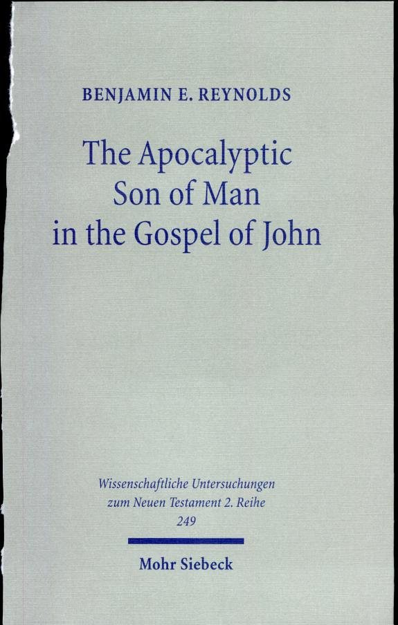 Couverture : The apocalyptic Son of Man in the Gospel of John