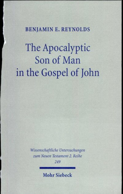 Couverture : The apocalyptic Son of Man in the Gospel of John
