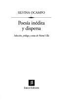 Couverture : Poesía inédita y dispersa