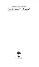 Couverture : Savinio e "l'altro"