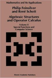 Couverture : Algebraic structures and operator calculus