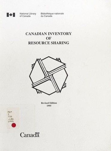 Couverture : Canadian inventory of resource sharing