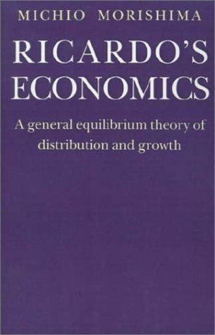 Couverture : Ricardo's Economics