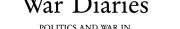 Couverture : War diaries