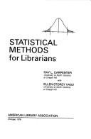 Couverture : Statistical methods for librarians