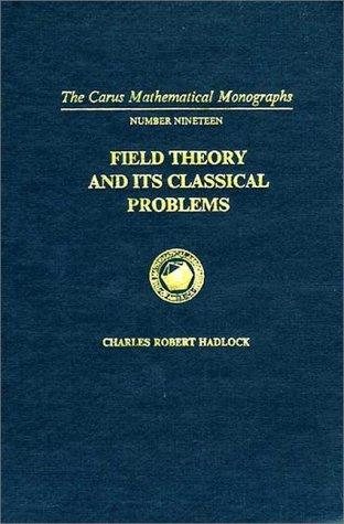 Couverture : Field theory and its classical problems