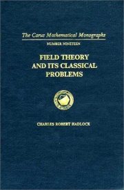 Couverture : Field theory and its classical problems