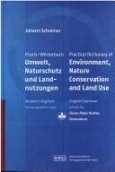Couverture : Practical Dictionary of Environment, Nature Conservation and Land Use