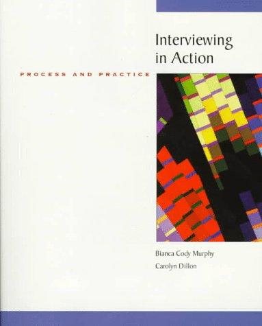 Couverture : Interviewing in action