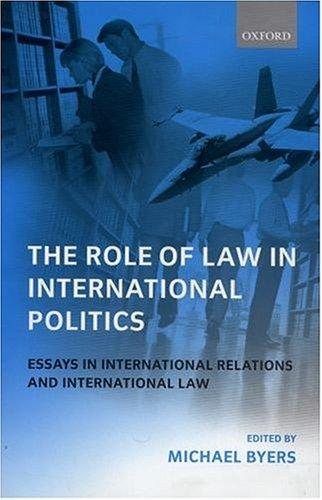 Couverture : The Role of Law in International Politics