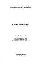 Couverture : Rachid Mimouni