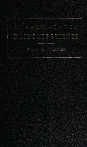 Couverture : Alphabet of Economic Science.