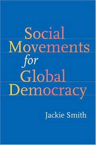 Couverture : Social Movements for Global Democracy (Themes in Global Social Change)