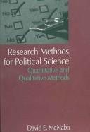 Couverture : Research Methods for Political Science