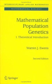 Couverture : Mathematical Population Genetics