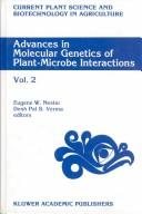 Couverture : Advances in molecular genetics of plant-microbe interactions