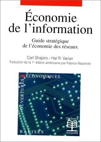Couverture : Économie de l'information