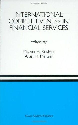 Couverture : International competitiveness in financial services