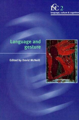 Couverture : Language and gesture