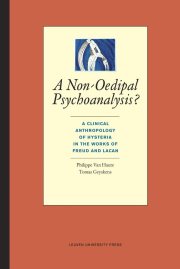 Couverture : A Non-oedipal Psychoanalysis?