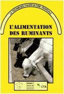 Couverture : L'alimentation des ruminants