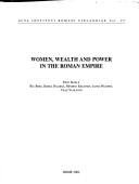 Couverture : Women, wealth and power in the Roman Empire