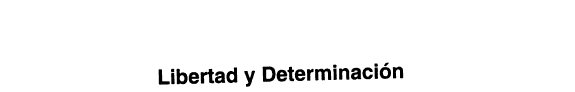 Couverture : Libertad y determinación