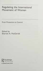 Couverture : Regulating the international movement of women