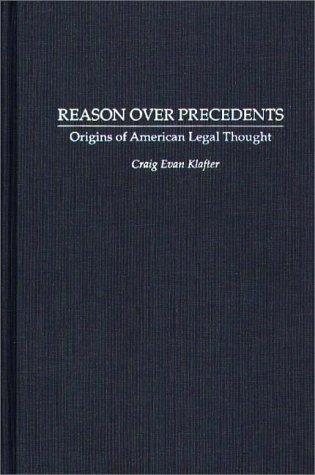 Couverture : Reason over precedents