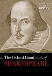 Couverture : The Oxford Handbook of Shakespeare