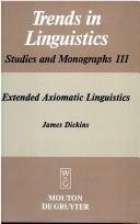 Couverture : Extended axiomatic linguistics