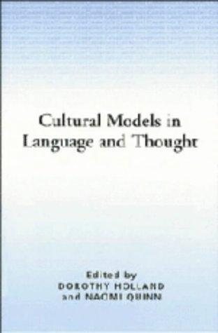 Couverture : Cultural models in language and thought