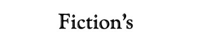 Couverture : Fiction's inexhaustible voice