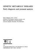 Couverture : Genetic metabolic diseases