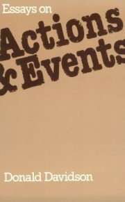 Couverture : Essays on actions and events