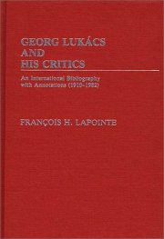 Couverture : Georg Lukács and his critics