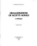 Couverture : Dramatisations of Scott's novels
