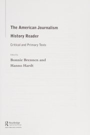 Couverture : The American journalism history reader