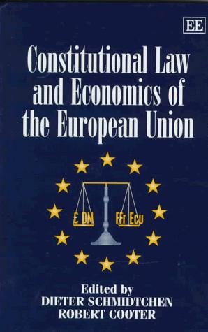 Couverture : Constitutional law and economics of the European Union