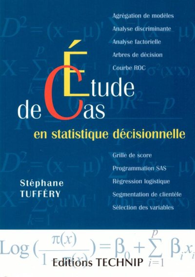 Couverture : Étude de cas en statistique décisionnelle