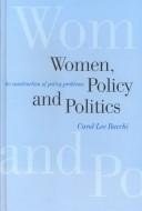 Couverture : Women, policy and politics