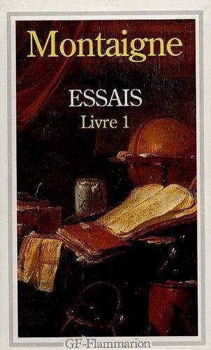 Couverture : Essais
