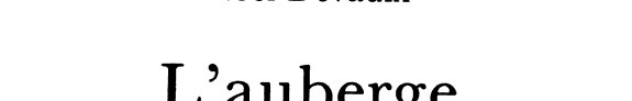 Couverture : L' auberge Parpillon
