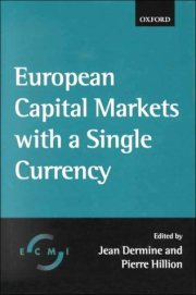 Couverture : European capital markets with a single currency