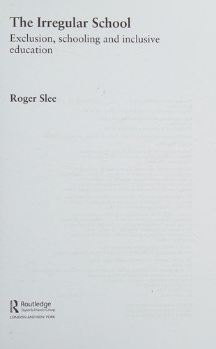 Couverture : The irregular school