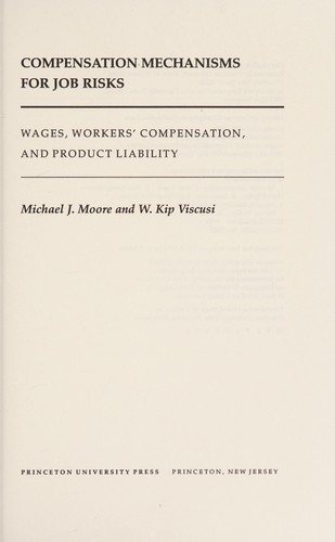 Couverture : Compensation mechanisms for job risks