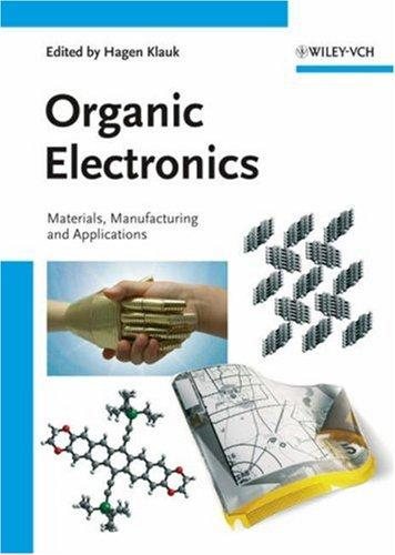 Couverture : Organic electronics