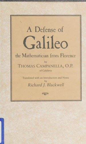 Couverture : A defense of Galileo, the mathematician from Florence