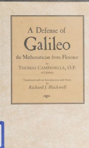 Couverture : A defense of Galileo, the mathematician from Florence